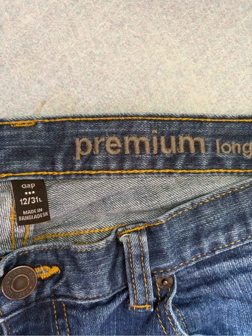 GAP Women's Blue Flared Jeans